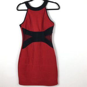 🦋 Red cocktail dress Crystal Doll size L